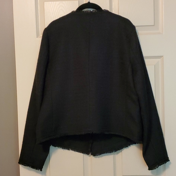 🖤Saks Fifth Avenue 🖤 tweed, open front jacket - Picture 6 of 11